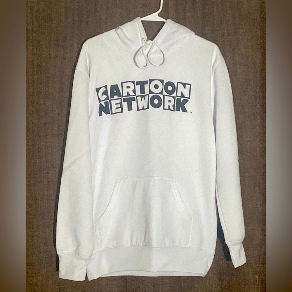 Cartoon Network Logo Made in USA Pull over Hoodie men’s size M